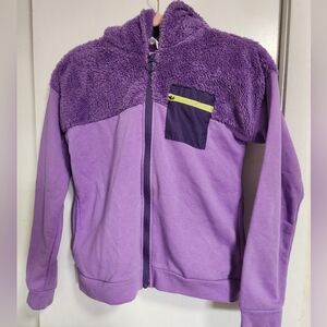 Ideology. Purple Kids Fleece Hoodie XL